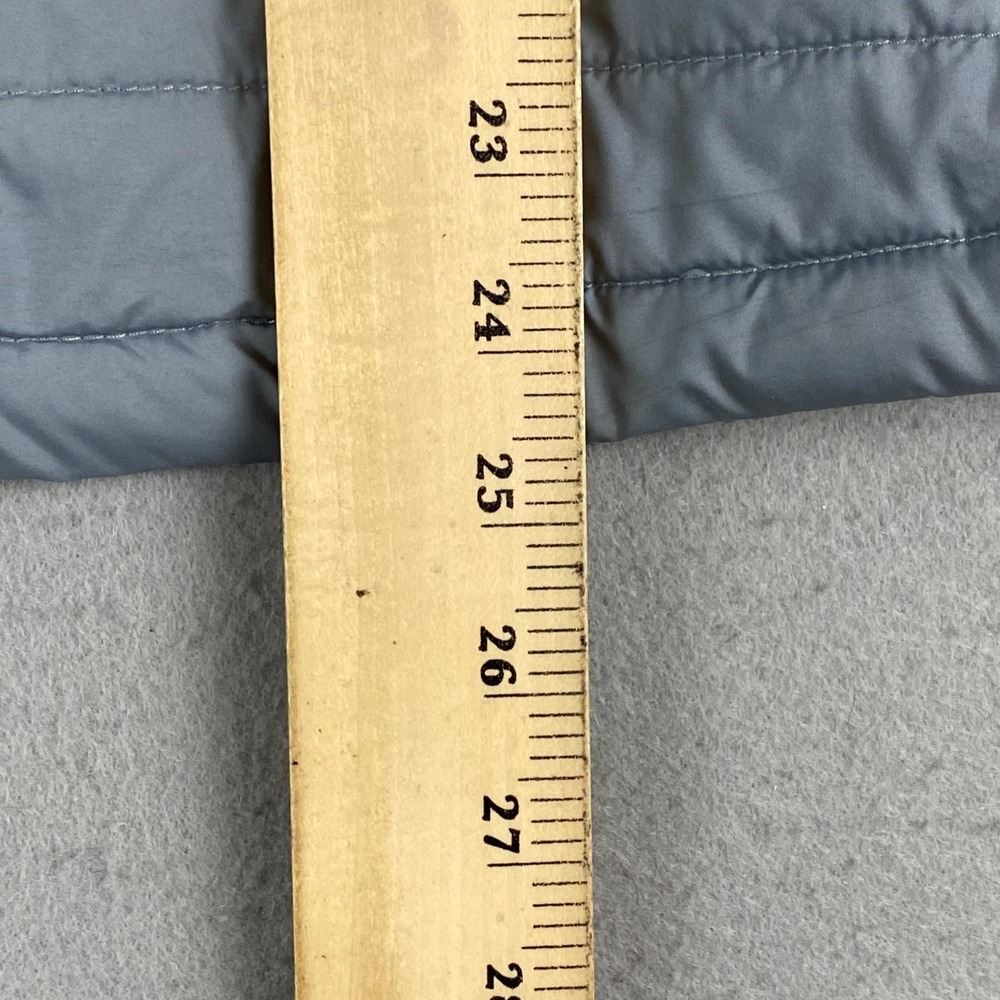 The North Face boys jacket M 10 12 Puffer Sherpa Boy Quilted gray black pockets - Picture 12 of 13